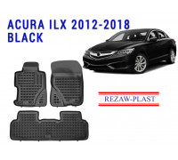 REZAW PLAST Rubber Car Mats for Acura ILX 2012-2018 Water Resistant Easy Care Custom Fit