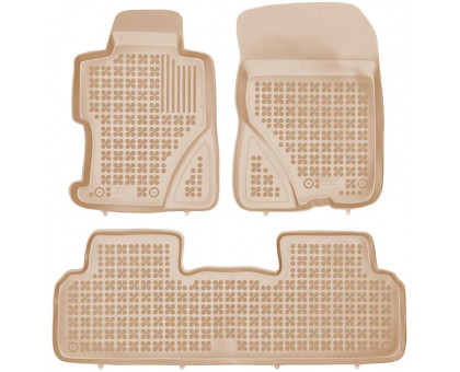 Rezaw-Plast Floor Mats for 2012-2018 Acura ILX Car Mats All Weather Beige