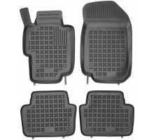 Rezaw-Plast Rubber Floor Mats for 2004-2008 Acura TSX Car Mats Durable Black