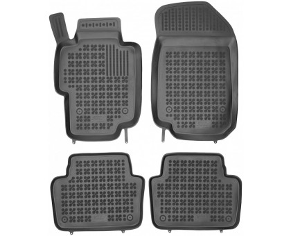 Rezaw-Plast Rubber Floor Mats for 2004-2008 Acura TSX Car Mats Durable Black