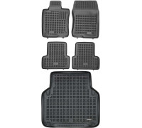 Rezaw-Plast Floor Mats for 2009-2014 Acura TSX Car Mats & Cargo Mat Wagon Black