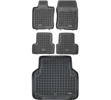 Rezaw-Plast Floor Mats for 2009-2014 Acura TSX Car Mats & Cargo Mat Wagon Black