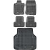 Rezaw-Plast Floor Mats for 2009-2014 Acura TSX Car Mats & Cargo Mat Wagon Black