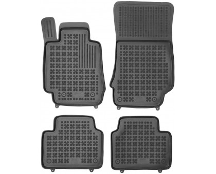 Rezaw-Plast Floor Mats for 2016-2025 Alfa Romeo Giulia Car Mats RWD Only Durable Black