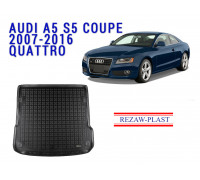 Rezaw-Plast  Rubber Trunk Mat for Audi A5 S5 Coupe 2007-2016 Quattro Black
