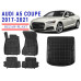 REZAW PLAST Car Floor Liners - Exact Fit for Audi A5 Coupe 2017-2021 Custom Fit Black 