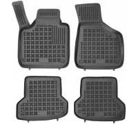 Rezaw-Plast Car Floor Mats for 2006-2013 Audi A3 Floor Mats Hatchback All Season Black