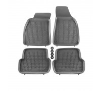 Rezaw-Plast Car Mats for 2005-2009 Audi A4 Floor Mats B7 All Weather Gray