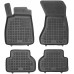 Rezaw-Plast Rubber Floor Mats for 2016-2024 Audi A4 Car Mats B9 Wagon All Weather Black