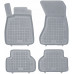 Rezaw-Plast Rubber Car Mats for 2016-2024 Audi A4 S4 Floor Mats B9 Custom Fit Gray