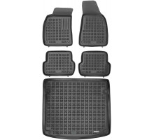 Rezaw-Plast Floor Mats for 2005-2008 Audi A4 Car Mats & Floor Mat S4 Waterproof Black