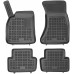 Rezaw-Plast Car Floor Mats for 2009-2015 Audi A4 S4 Floor Mats B8 All Weather Black