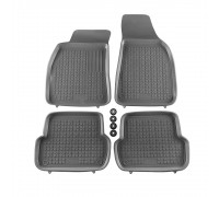 Rezaw-Plast Car Mats for 2001-2004 Audi A4 Floor Mats B6 Custom Fit Gray