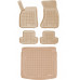 Rezaw-Plast Car Floor Mats for 2007-2016  Audi A5 Floor Mats & Cargo Mat Coupe Beige