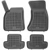 Rezaw-Plast Rubber Floor Mats for 2008-2016 Audi A5 S5 RS5 Car Mats Coupe Cabrio Black