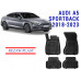 REZAW PLAST Floor Mats for Audi A5 Sportback 2018-2023 Anti-Slip Black