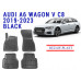 REZAW PLAST Rubber Mats for Audi A6 Wagon V C8 2019-2023 All Season Black