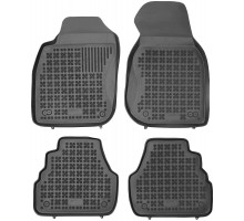 Rezaw-Plast All Weather Floor Mats for 1998-2003 Audi A6 Car Mats Anti-Slip Black