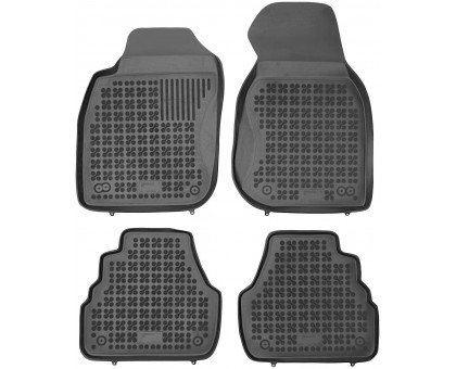 Rezaw-Plast All Weather Floor Mats for 1998-2003 Audi A6 Car Mats Anti-Slip Black