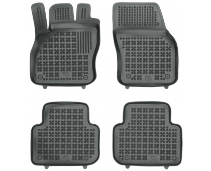 Rezaw-Plast Rubber Floor Mats for 2019-2024 Audi Q3 Car Mats SQ3 Anti-Slip Black