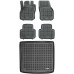 Rezaw-Plast All Weather Floor Mats for 2019-2024 Audi Q3 Floor Mats & Cargo Mat SQ3 Black