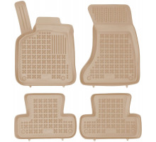 Rezaw-Plast Rubber Floor Mats for 2008-2016 Audi Q5 Car Mats SQ5 Durable Beige