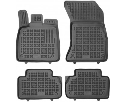 Rezaw-Plast Car Floor Mats for 2018-2024 Audi Q5 SQ5 Car Mats All Season Black