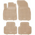 Rezaw-Plast All Weather Floor Mats for 2017-2024 Audi Q7 Car Mats SQ7 Custom Fit Beige