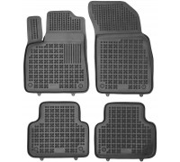 Rezaw-Plast Rubber Floor Mats for 2017-2024 Audi Q7 Car Mats SQ7 Durable Black