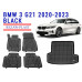 REZAW PLAST Floor Mats, Cargo Liner for BMW 3 G21 2020-2023 All Weather Black