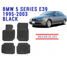 Rezaw-Plast  Rubber Floor Mats Set for BMW 3 Series E36 1994-1999 Black