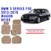 REZAW PLAST Premium Floor Mats for BMW 3 Series F30 2013-2018 Wagon Durable Beige