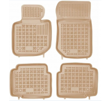 Rezaw-Plast Rubber Floor Mats for 1994-1999 BMW 3 Series E36 Car Mats Durable Beige