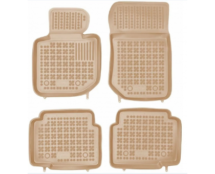 Rezaw-Plast Rubber Floor Mats for 1994-1999 BMW 3 Series E36 Car Mats Durable Beige