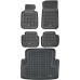 Rezaw-Plast Floor Mats for 2007-2013 BMW 3 Series Car Mats & Cargo Mat E90 Sedan Anti-Slip Black