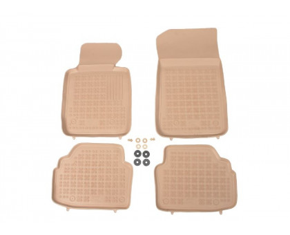 Rezaw-Plast Car Mats for 2006-2013 BMW 3 Series Floor Mats E92 Coupe Durable Beige