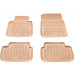 Rezaw-Plast Rubber Car Mats for 2007-2013 BMW 3 Series E93 Floor Mats Cabrio Beige