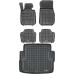 Rezaw-Plast Floor Mats for 2013-2018 BMW 3 Series Car Mats & Cargo Mat F30 Tailored Black