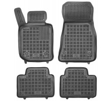 Rezaw-Plast Rubber Floor Mats for 2019-2023 BMW 3 Series Car Mats G20 Odorless Black