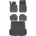 Rezaw-Plast Car Mats for 2014-2020 BMW 4 Series Floor Mats & Cargo Mat F36 Gran Coupe Black