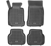 Rezaw-Plast Rubber Floor Mats for 1995-2003 BMW 5 Series Car Mats E39 Anti-Slip Black