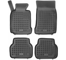 Rezaw-Plast Rubber Floor Mats for 1995-2003 BMW 5 Series Car Mats E39 Anti-Slip Black