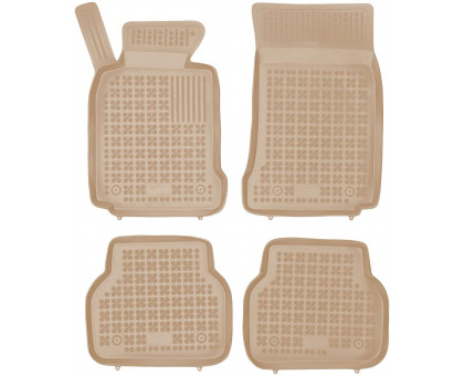 Rezaw-Plast Car Floor Mats for 1995-2003 BMW 5 Series E39 Floor Mats All Weather Beige