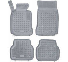 Rezaw-Plast Rubber Floor Mats for 1995-2003 BMW 5 Series Car Mats E39 All Season Gray