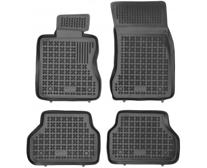 Rezaw-Plast Car Mats for 2005-2010 BMW 5 Series E60 Floor Mats Waterpoof Black