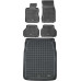 Rezaw-Plast Floor Mats for 2005-2010 BMW 5 Series Car Mats & Cargo Mat E60 Tailored Black