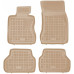 Rezaw-Plast Car Floor Mats for 2005-2010 BMW 5 Series Car Mats E60 E61 All Weather Beige