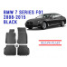 REZAW PLAST Rubber Car Mats for BMW 7 Series F01 2008-2015 Custom Fit Black 