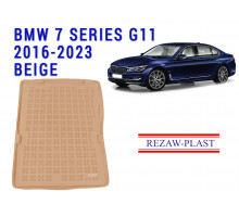 REZAW PLAST Cargo Liner for BMW 7 Series G11 2016-2023 Odorless Beige