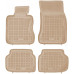 Rezaw-Plast Car Floor Mats for 2008-2015 BMW 7 Series Car Mats F01 Anti-Slip Beige